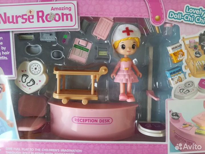 Игровой набор клиника мебель игрушка