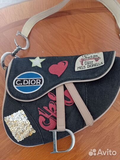 Сумка седло Christian Dior saddle bag