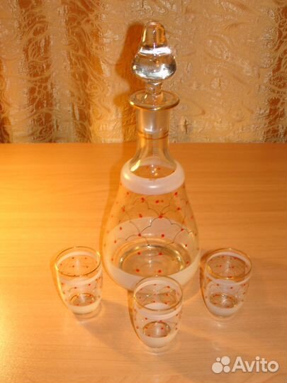 Графин, Салатник хрустальный