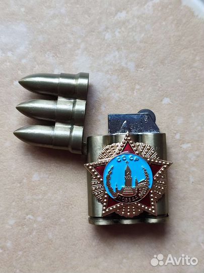 Набор коллекция зажигалок 5 шт. военная тема