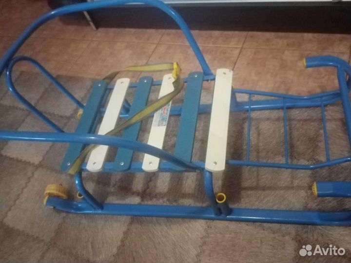 Санки ника с колесиками