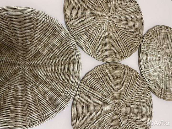 Плейсматы из бумажной лозы