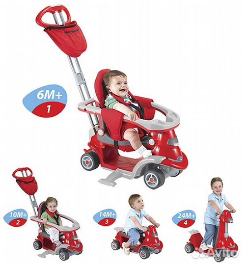 Каталка трансформер smart trike