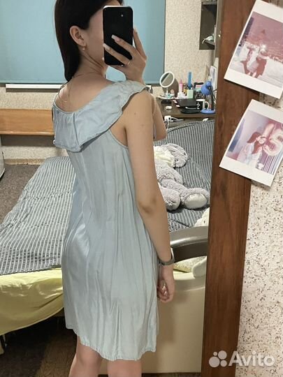 Джинсовое платье