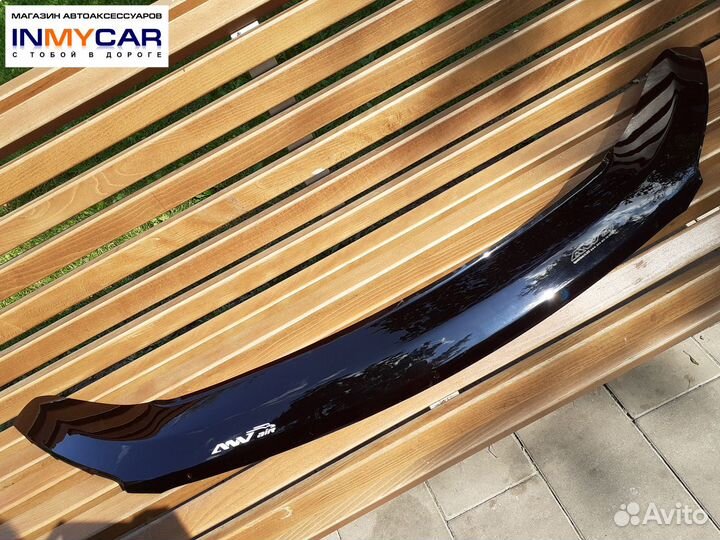 Дефлектор капота Hyundai Santa Fe 3 (2012-2018)