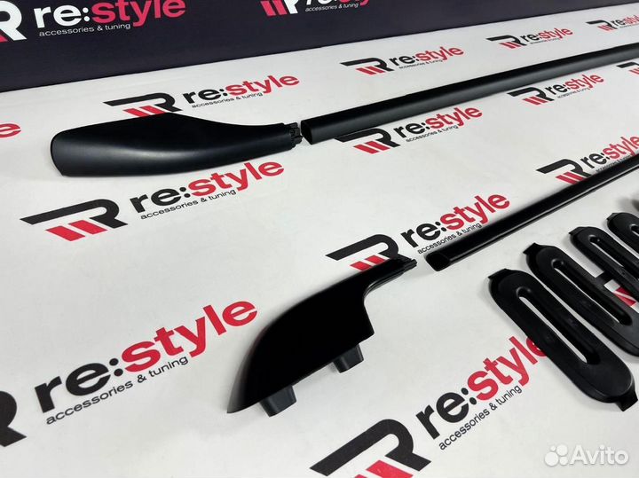 Рейлинги Toyota Land Cruiser 100 Черные S2105