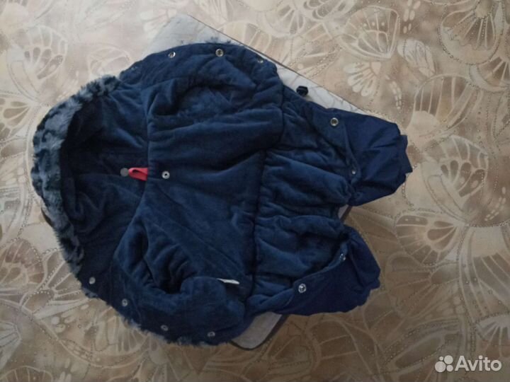 Зимний комбинезон для маленьких собак (мальчика)