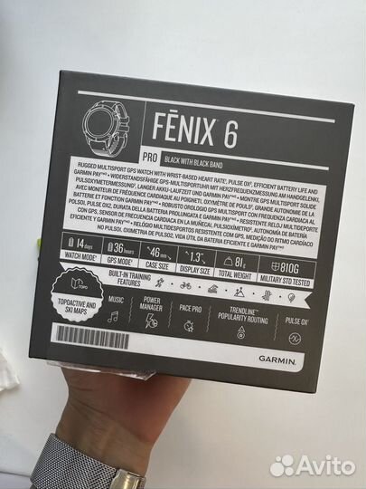 Часы garmin fenix 6 pro