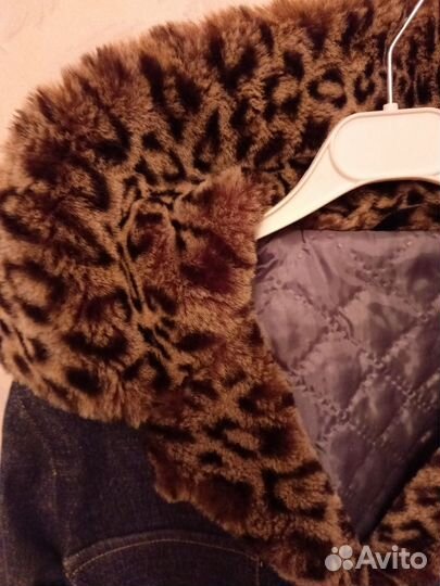 Куртка джинсовая новая, утеплённая