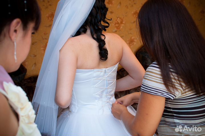 Пышное свадебное платье