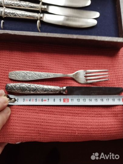 Набор столовых приборов мельхиор СССР