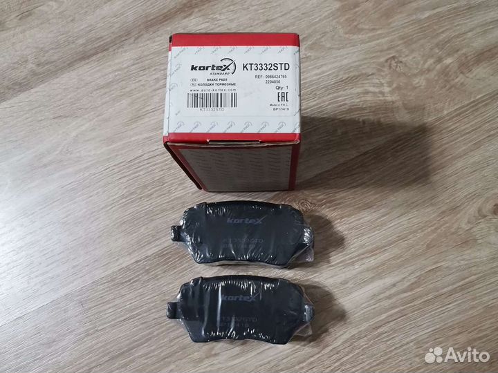 Колодки kortex kt3332std