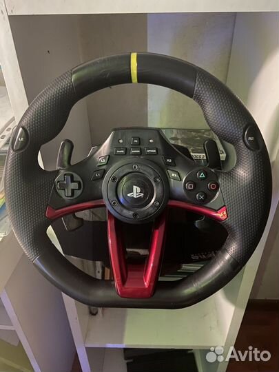 Игровой руль с педалями для ps4