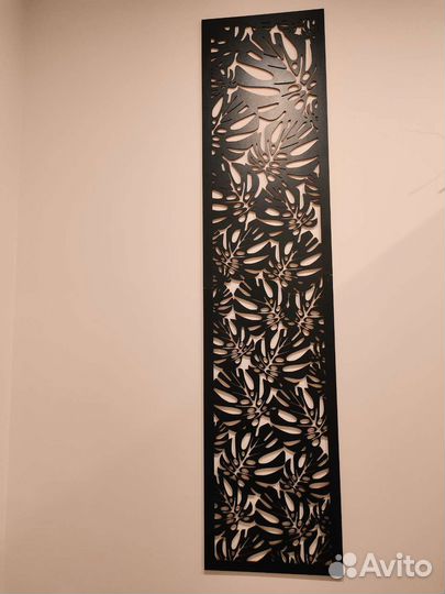 Настенное панно из дерева. Монстеры