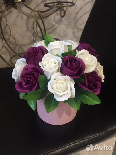 Букет из пенных розочек