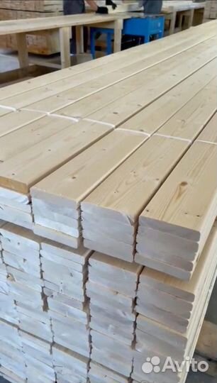 Планкен прямой (сосна) 19х90х4000мм