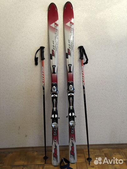 Горные лыжи с креплениями fischer vc 200
