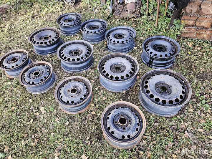 Диски штампованные R16 VAG R14 Getz