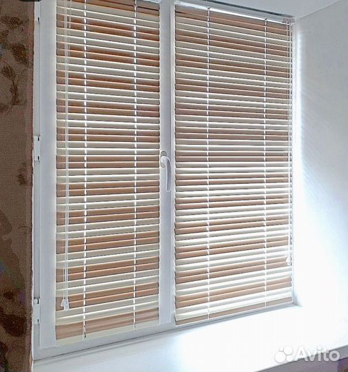 Горизонтальные шторы установка