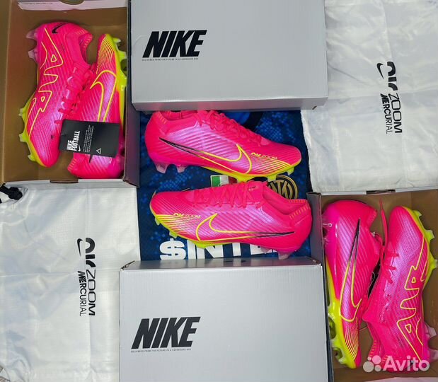 Футбольные бутсы nike zoom mercurial vapor 15 FG