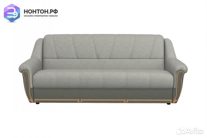 Диван книжка Вега-1 серый