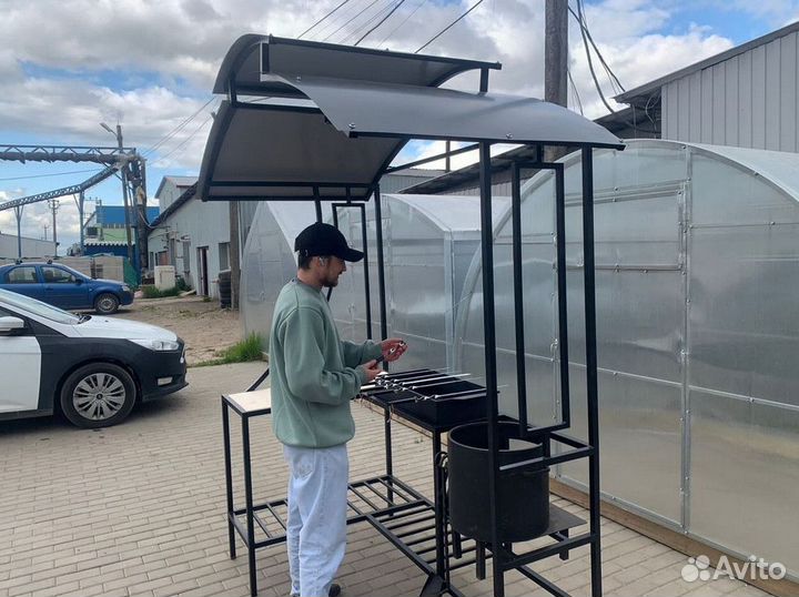 Мангал угловой сталь. Доставка и самовывоз