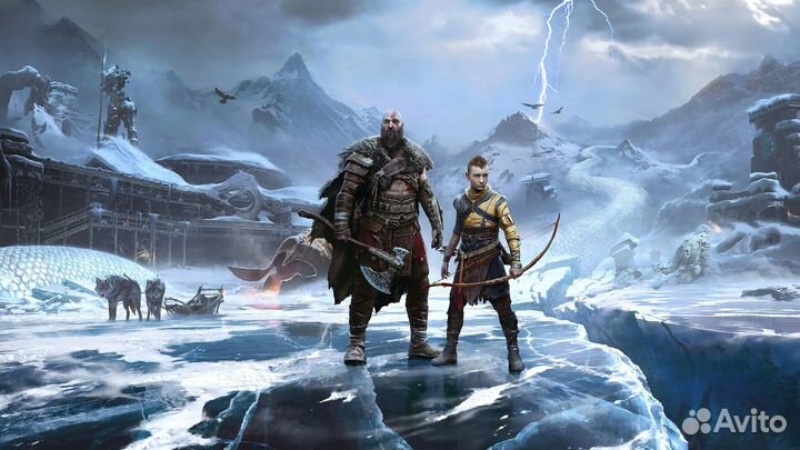 Игра для приставок ps4/ps5 God of war ragnarok