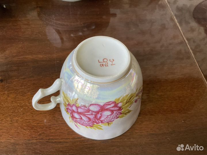 Сервиз чайный перламутровый на 12 персон новый