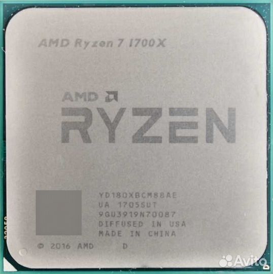 Ryzen7-1700X PRO 8 ядер 16потоков обмен+32g+плата