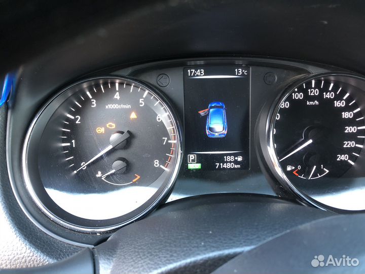 Nissan Qashqai 2.0 CVT, 2019, 73 000 км