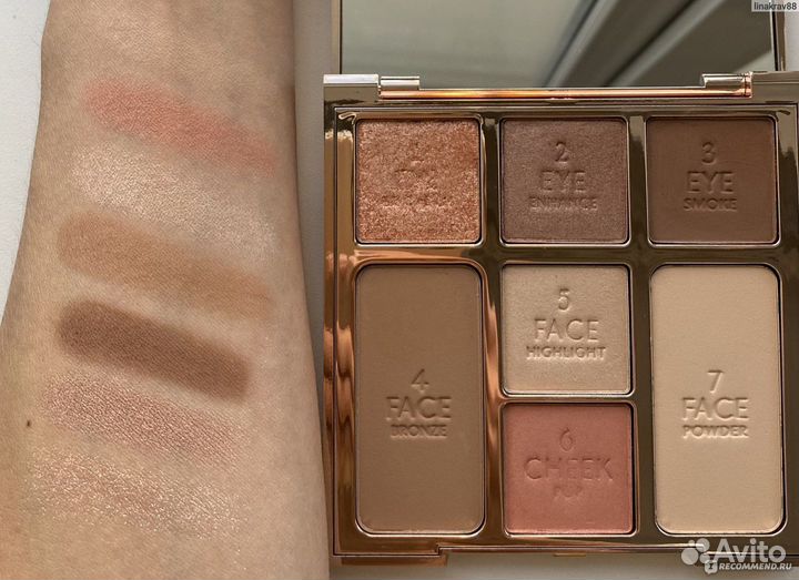 Палетка для глаз и лица Charlotte instant pretty