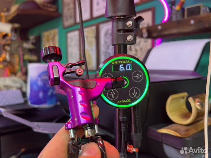 Тату машинка Dragonfly X2 Deep Purple