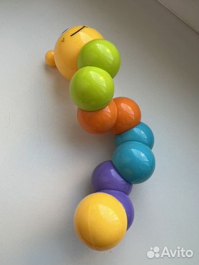 Развивающая игрушка гусеница доя малышей