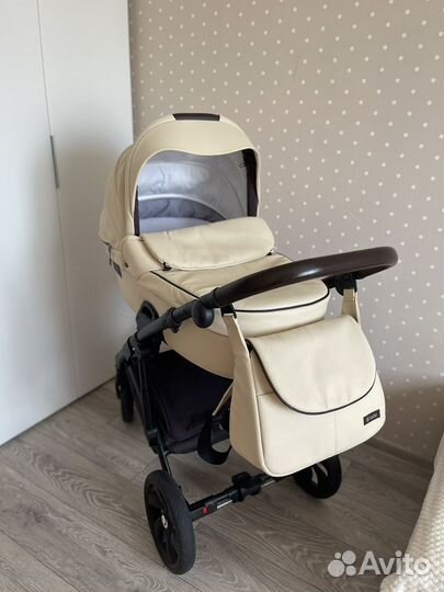 Коляска 2 в 1 tutis viva life эко-кожа
