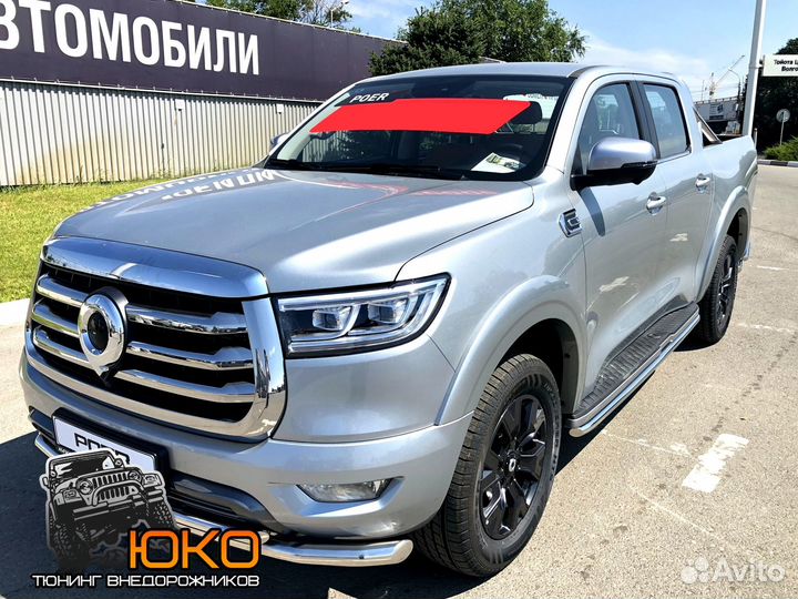 Защита переднего бампера Great wall Poer