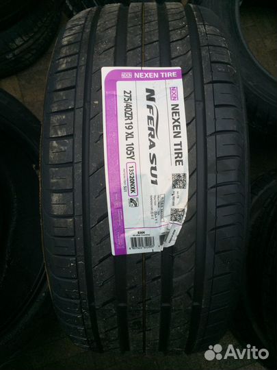 Nexen N'Fera SU1 245/45 R19 и 275/40 R19 107Y