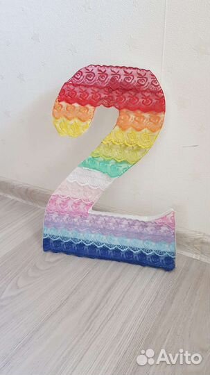 Цифра 1 на годик