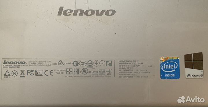 Планшет Lenovo IdeaPad Miix 10