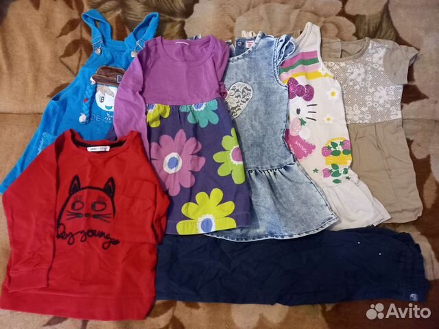Вещи пакетом для девочки 104-110