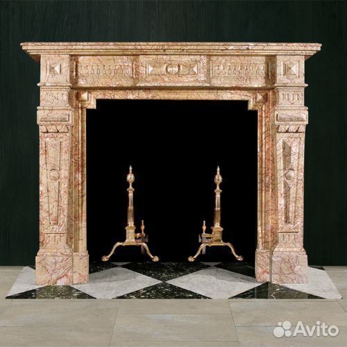 Биокамин в мраморном портале Firezo Relax