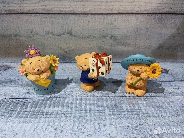 Статуэтки медвежат Hallmark (4 шт)