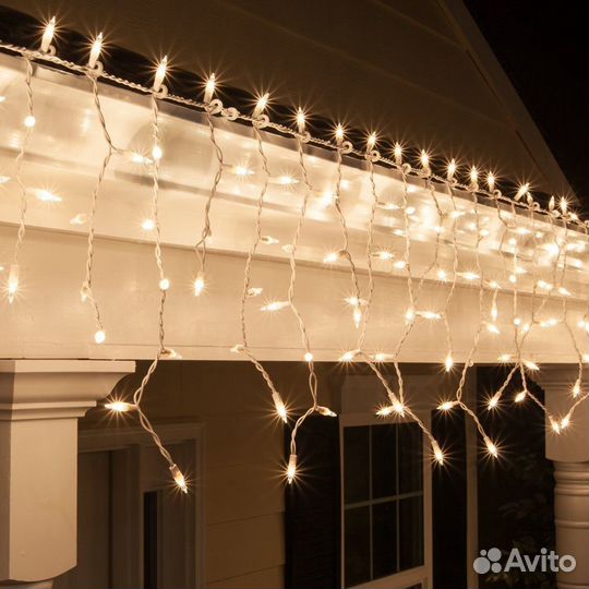 Гирлянда Бахрома Уличная Мерцающая