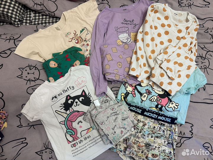 Детские вещи на девочку пакетом 134-140