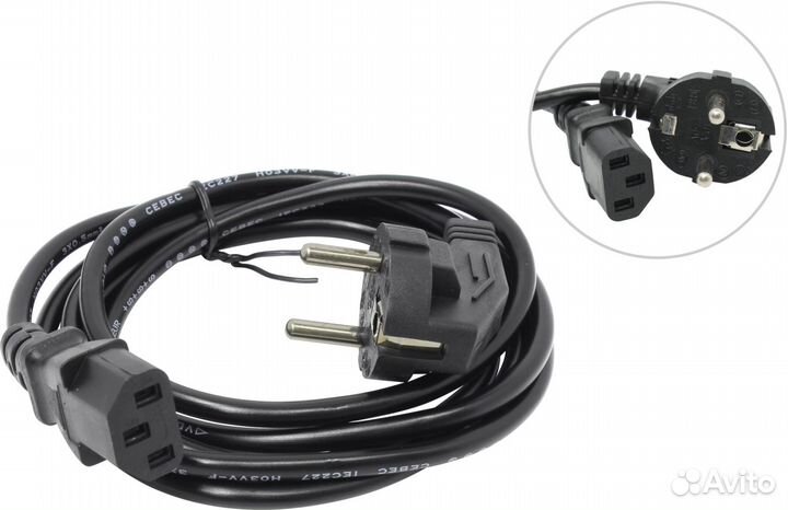 Кабели питания пк, монитора, оргтехники