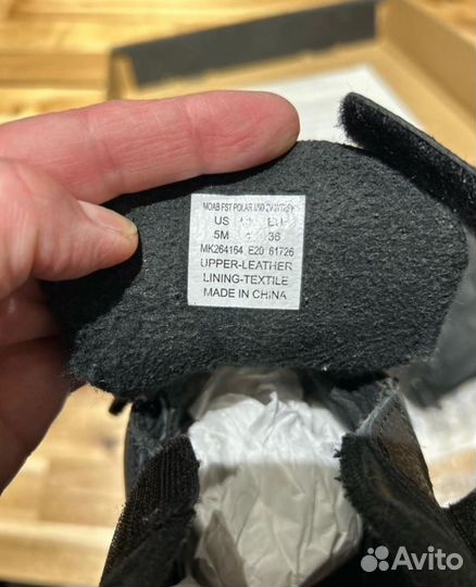 Ботинки демисезонные merrell 36