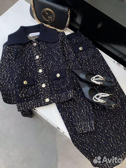 Костюм с юбкой Self Portrait женский