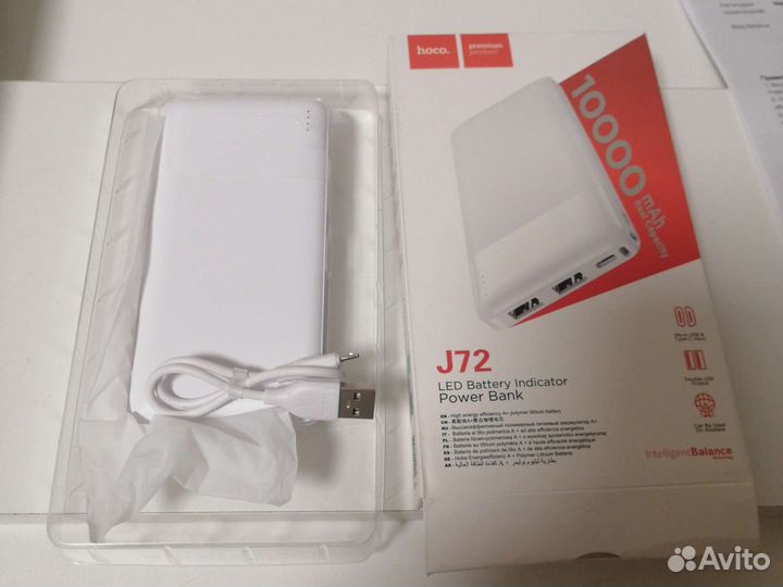 Power bank hoco J72. Новый