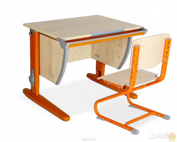 Растущая парта дэми со стулом