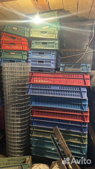 Поддоны, ящики пластиковые