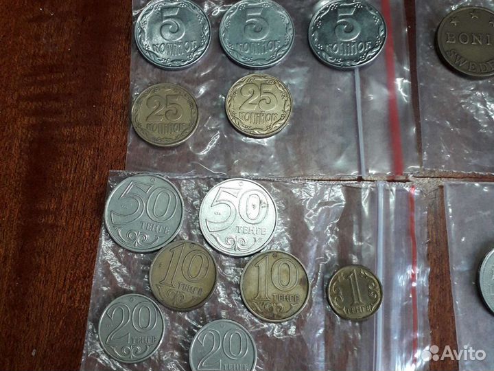 Монеты разных стран для коллекции